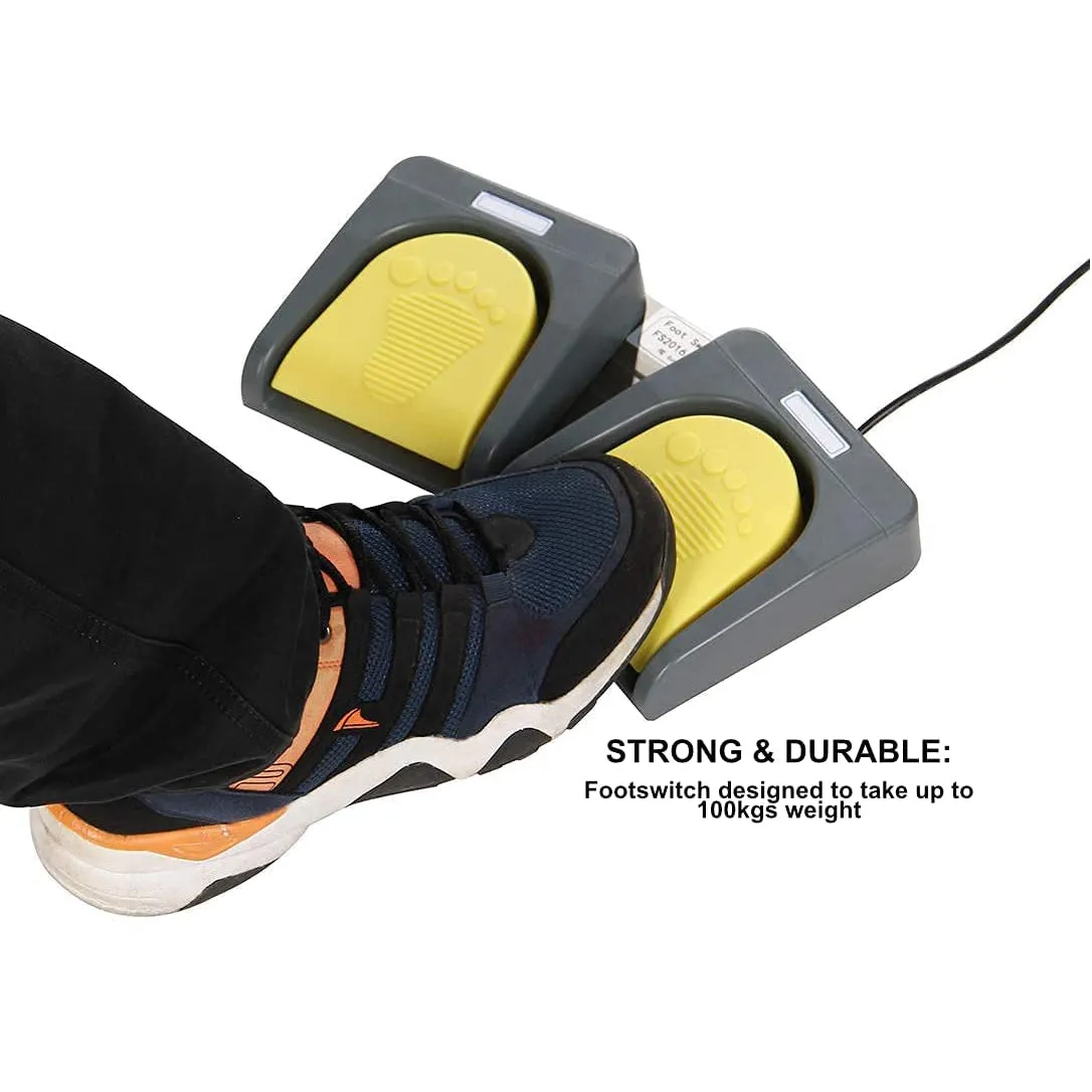 Twin USB Foot Pedal - Even more hands free control with 2 pedals!