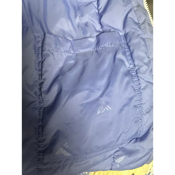 Tyrolia by HEAD Vtg 90s Full Zip Button Down Ski Jacket Snowboard Pastel Yellow