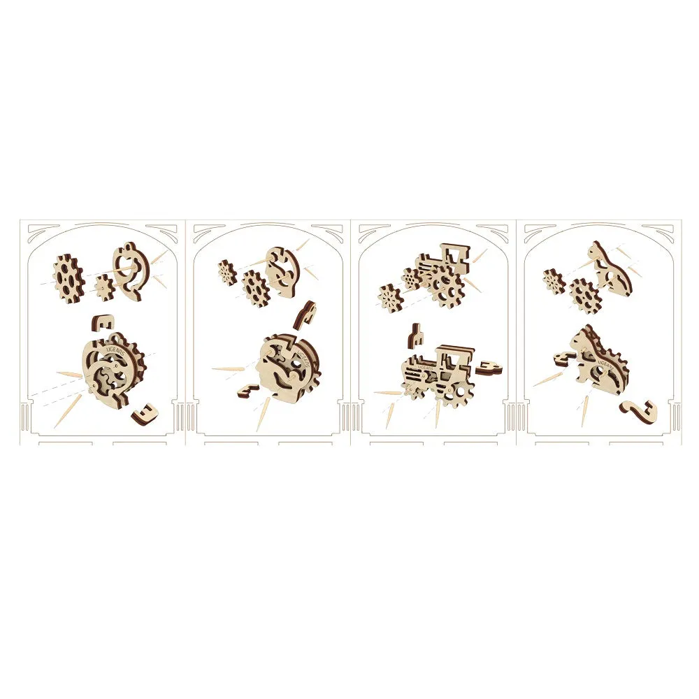UGears U-Fidgets Set (Tribiks) - FINAL SALE