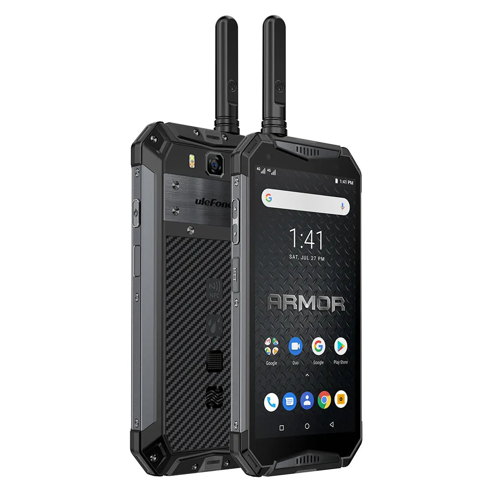 Ulefone Armor 3WT IP68 Waterproof Mobile Phone 10300mAh 5.7"" FHD  Octa Core 6GB 64GB helio P70 Android Global Version Smartphone Orange