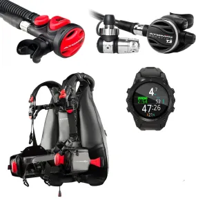 Ultimate Atomic Professional Scuba Package: BC2 with SS1 Occy And T3 Regulator Combo   Teric With Swift