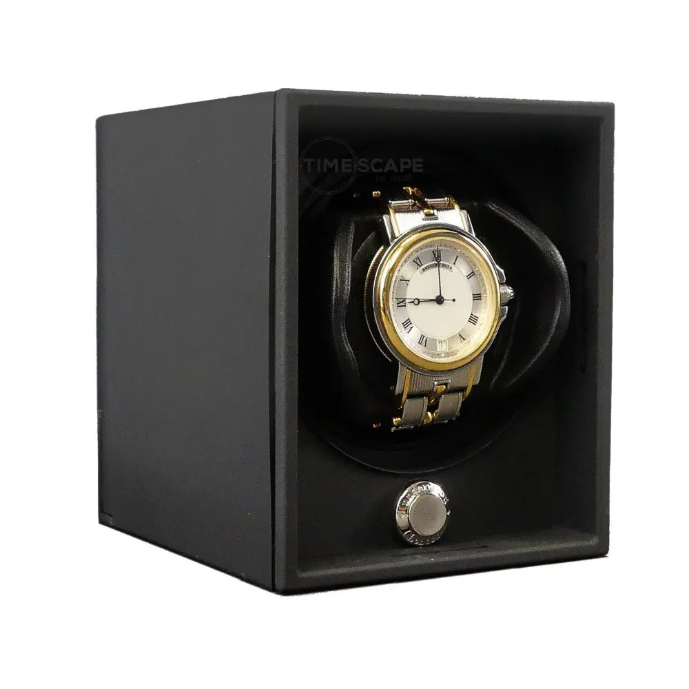 Underwood (London) - 30-Unit Biometric Cabinet in Black Leather