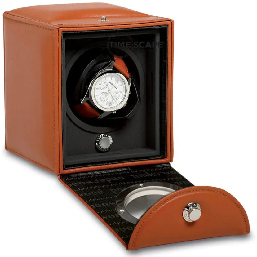 Underwood (London) - Single Classic Porthole Watch Winder in Tan Leather