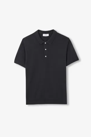 Unfeigned Short Sleeve Polo - Blue Graphite