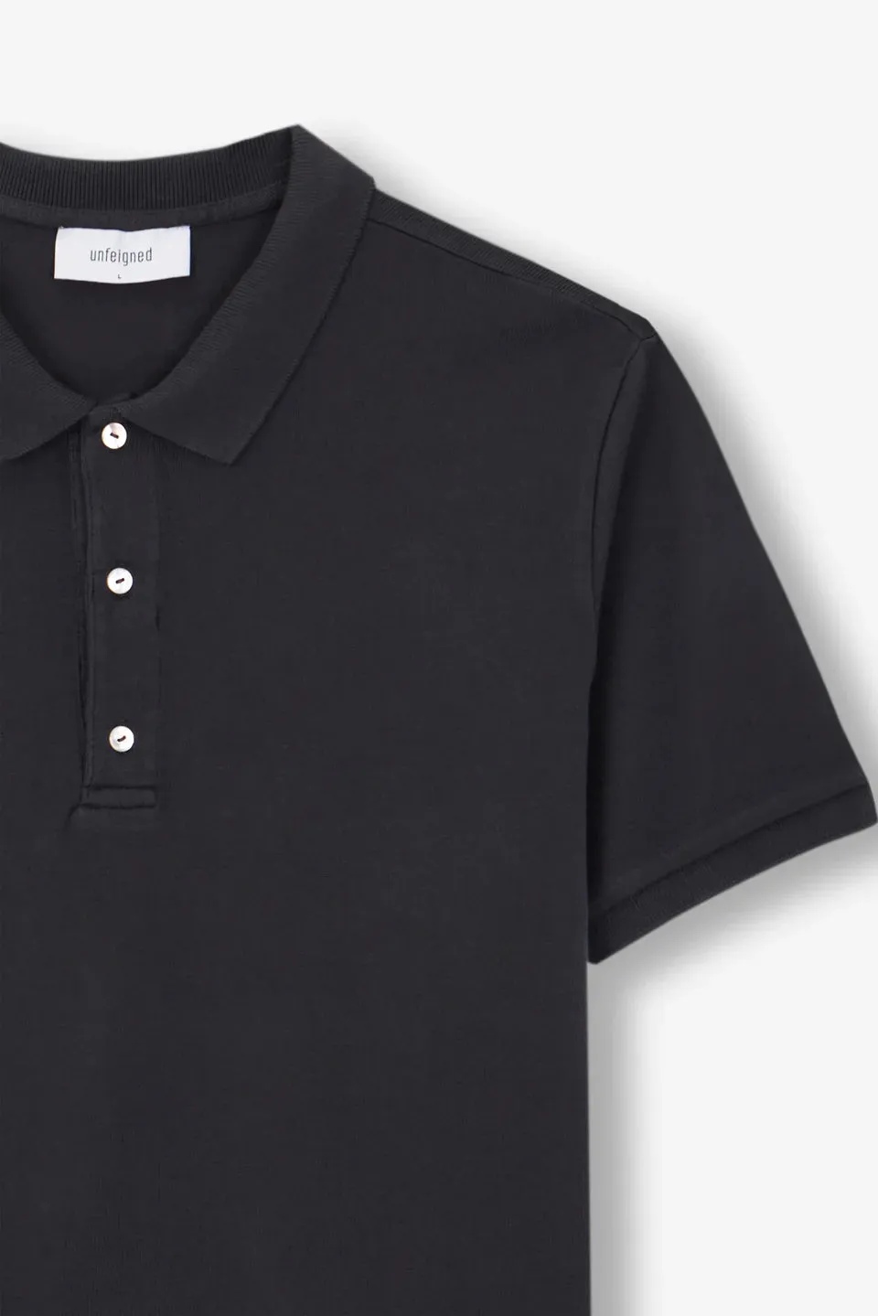 Unfeigned Short Sleeve Polo - Blue Graphite