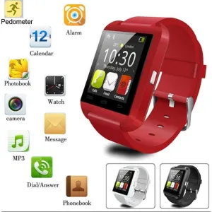 Unisex Bluetooth Digital Sport, Sleeping Pedometer Smart Watch