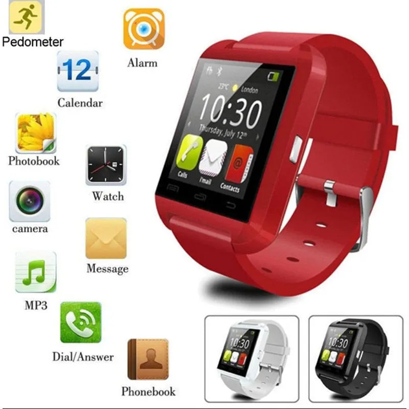 Unisex Bluetooth Digital Sport, Sleeping Pedometer Smart Watch
