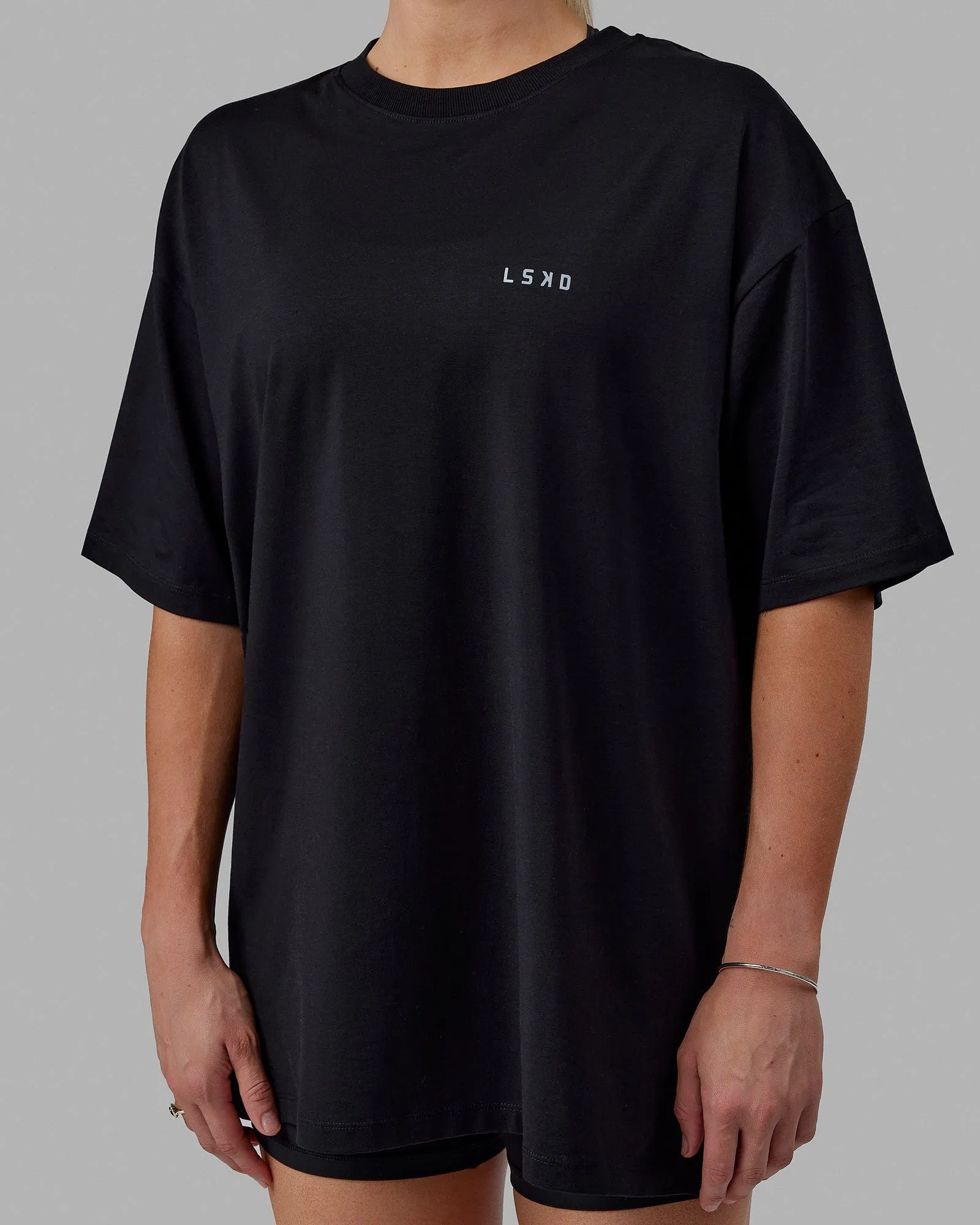 Unisex PimaFLX Tee Oversize - Black
