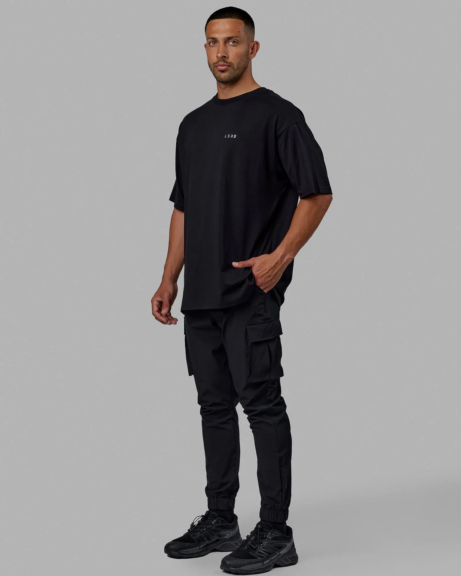 Unisex PimaFLX Tee Oversize - Black