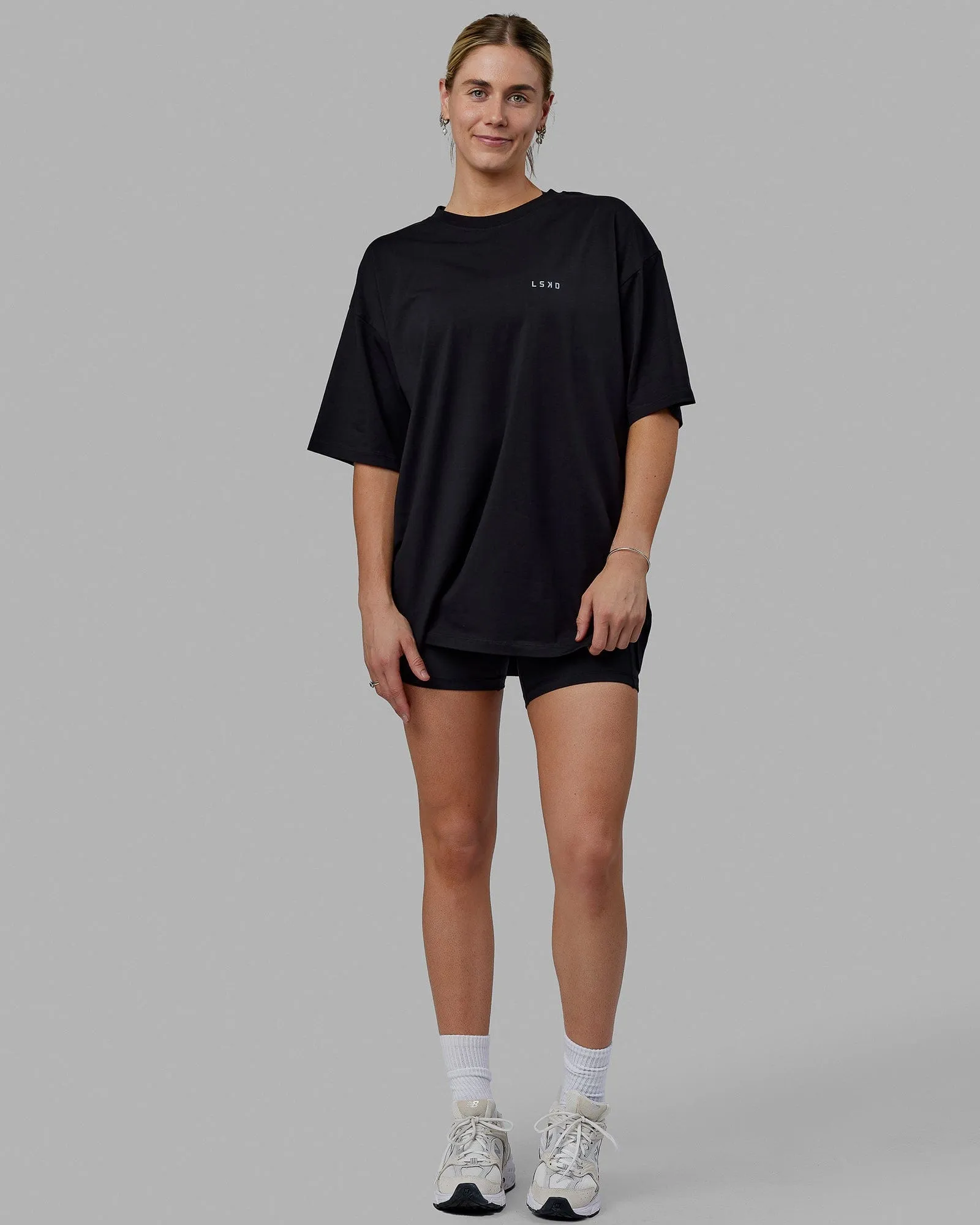Unisex PimaFLX Tee Oversize - Black