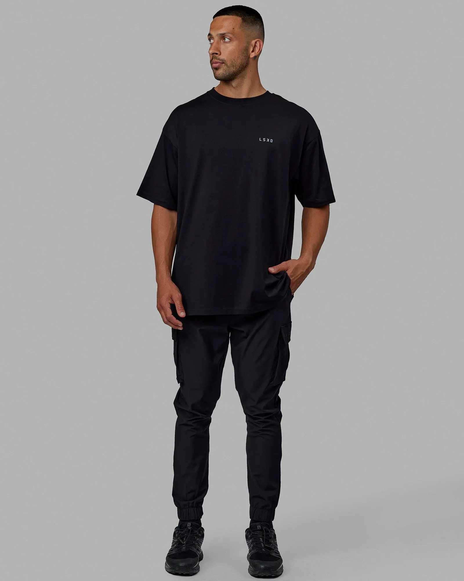 Unisex PimaFLX Tee Oversize - Black