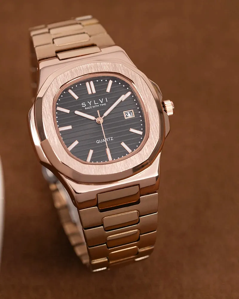 Urbane Rosegold Black