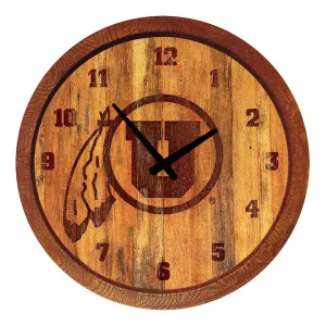 Utah Utes: Branded "Faux" Barrel Top Wall Clock