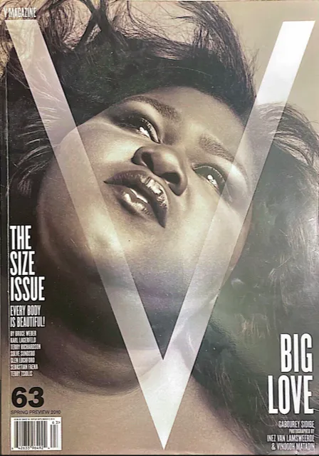 V magazine 63 Spring 2010 GABOUREY SIDIBE Candice Huffine TARA LYNN Natasha Poly