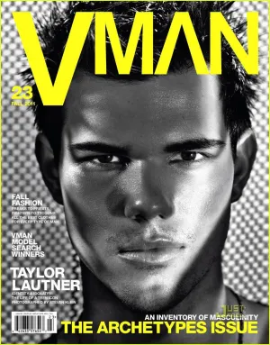 V Man 23 Magazine TAYLOR LAUTNER Clement Chabernaud JON KORTAJARENA Luke Evans