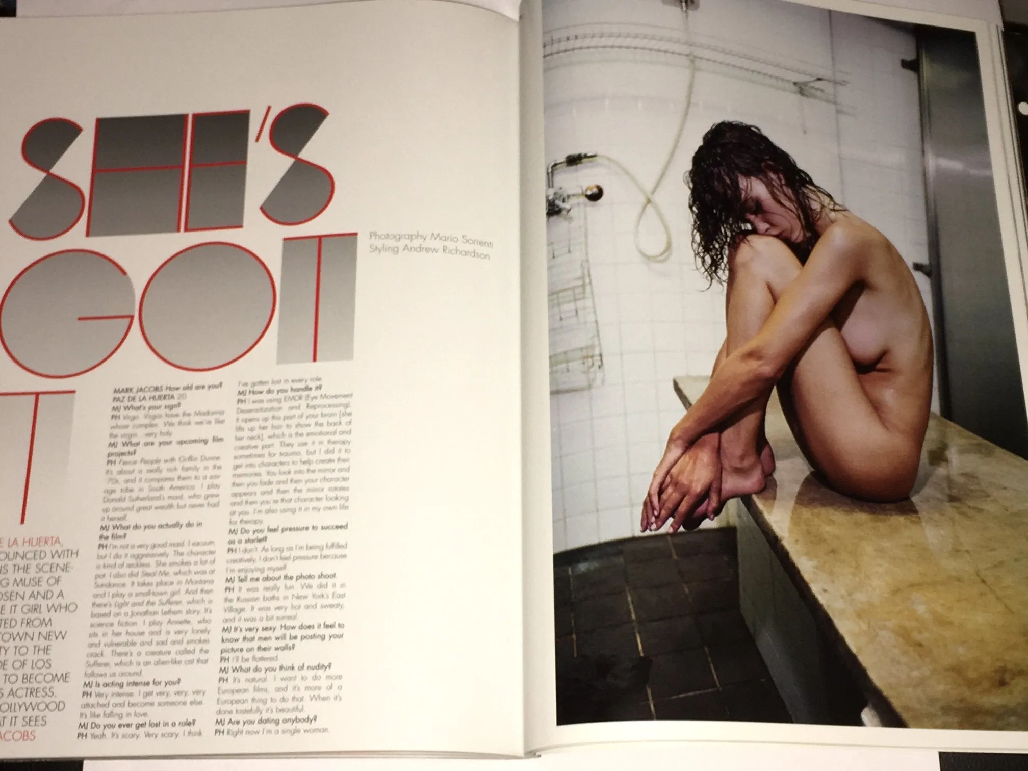 V Man Magazine Fall 2005 #5 RYAN GOSLING Marcio Garcia BRUCE WEBER Paz De La Huerta