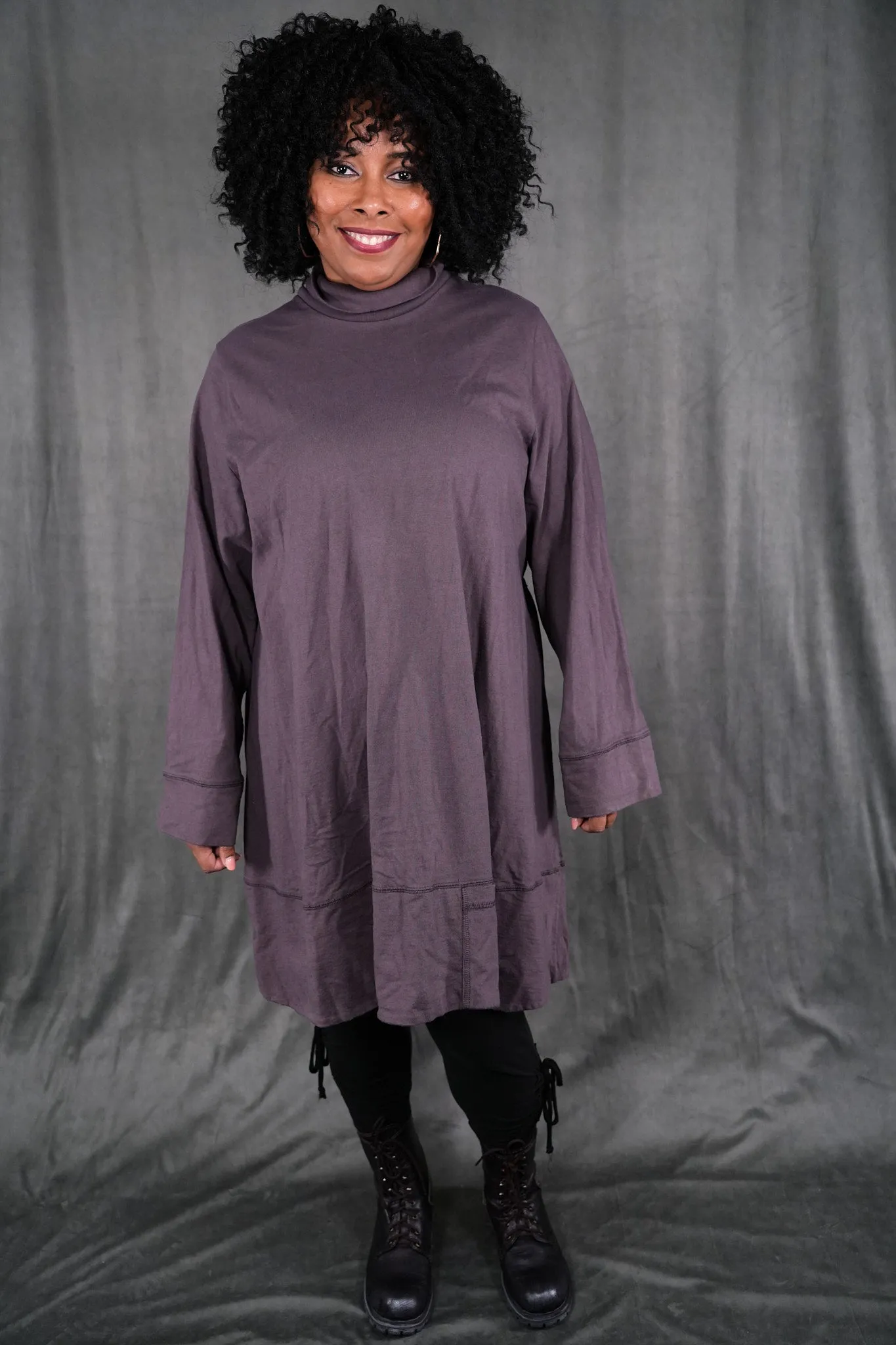 V1310 Dusty Winter Sunset Dress Flint-U