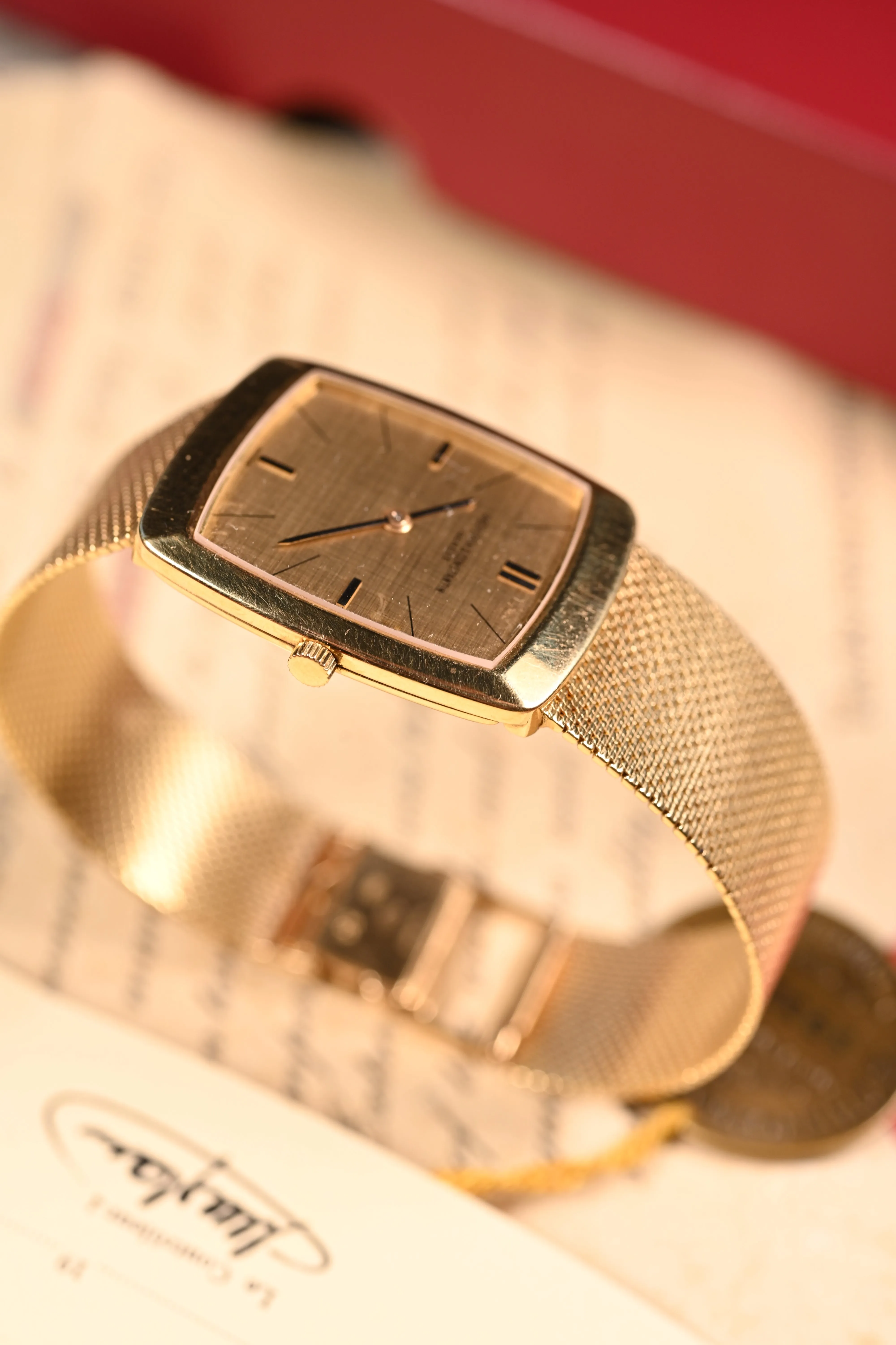 Vacheron & Constantin Extra Thin: Box & papers w/ Gay Freres bracelet