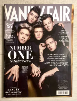 Vanity Fair Italia Magazine 2013 ONE DIRECTION Lenny Kravitz TOM DALEY Harry Styles ZAYN MALYK