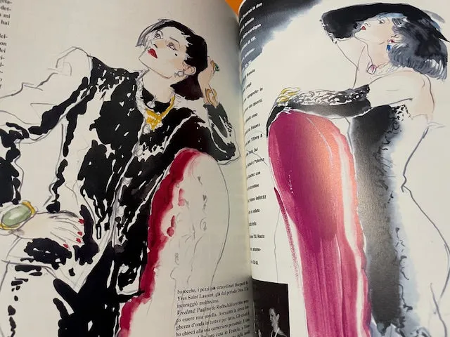 VANITY Fashion Vintage Magazine January 1984 PALOMA PICASSO by ANTONIO LOPEZ