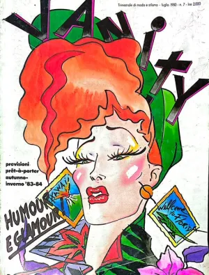 VANITY Fashion Vintage Magazine July 1983 Le Stars by ANTONIO LOPEZ