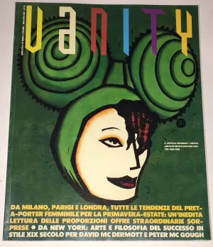 VANITY Fashion Vintage Magazine March 1987 STEVEN KLEIN Vallhonrat STEPHANE SEDNAOUI