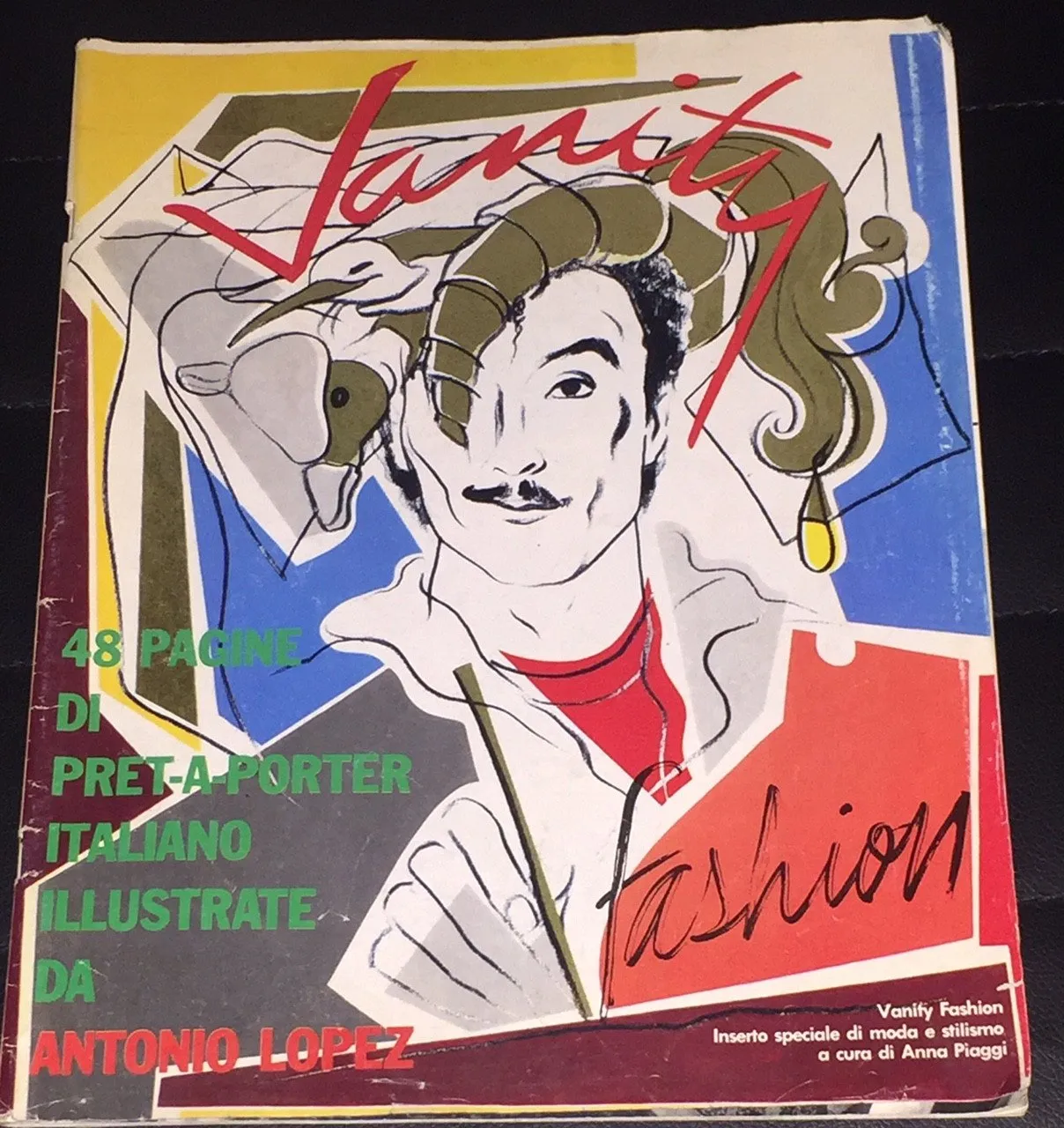 VANITY Fashion Vintage Magazine September 1981 ANTONIO LOPEZ Rare