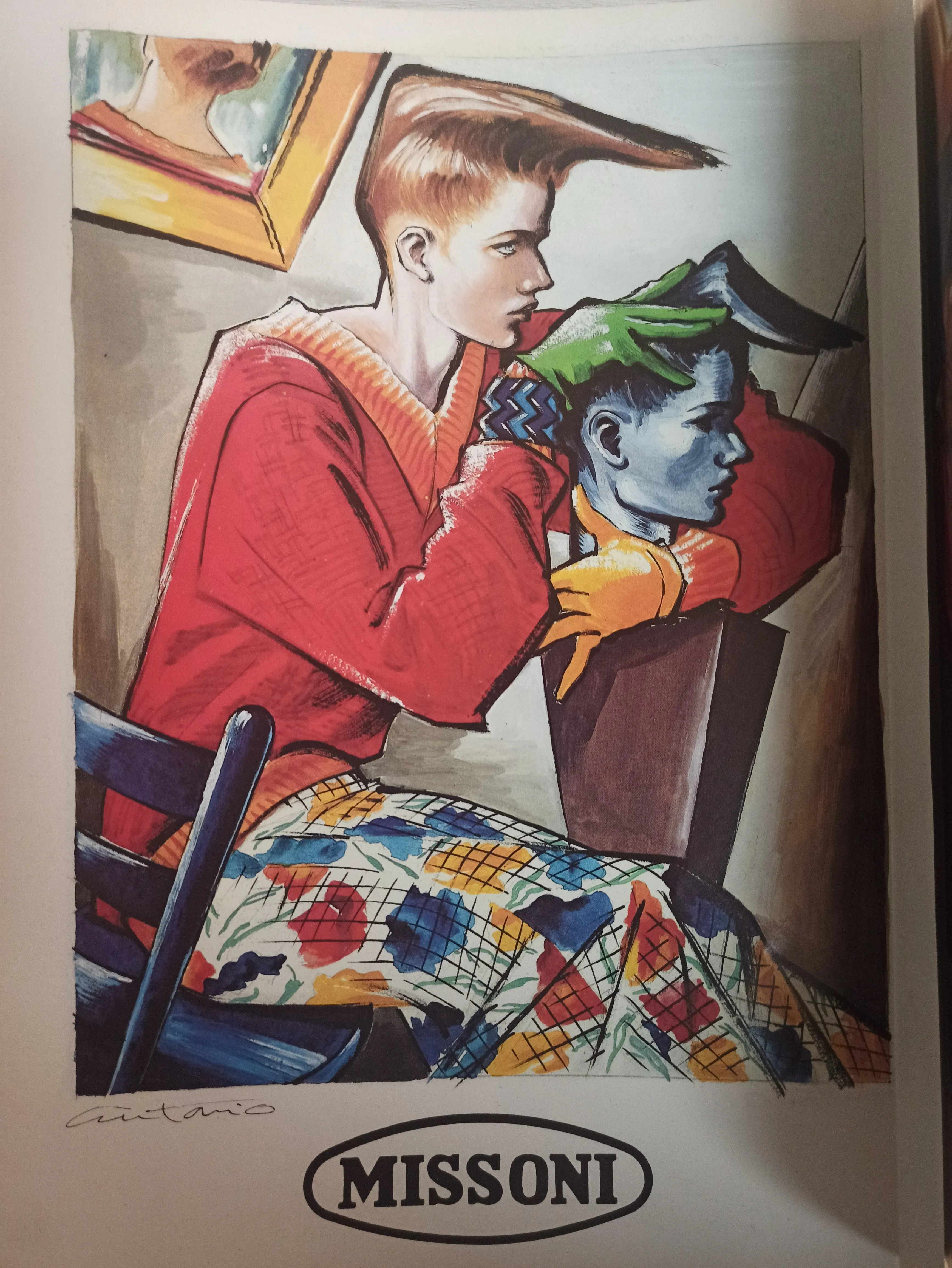 VANITY Magazine April 1985 MISSONI Antonio Lopez ROSIE VELA Tony Viramontes