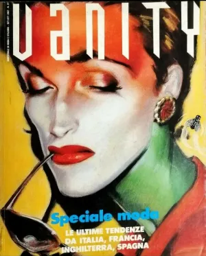 VANITY Magazine September 1987 STEFANO CANULLI Costus MARILENA SASSI Pauline
