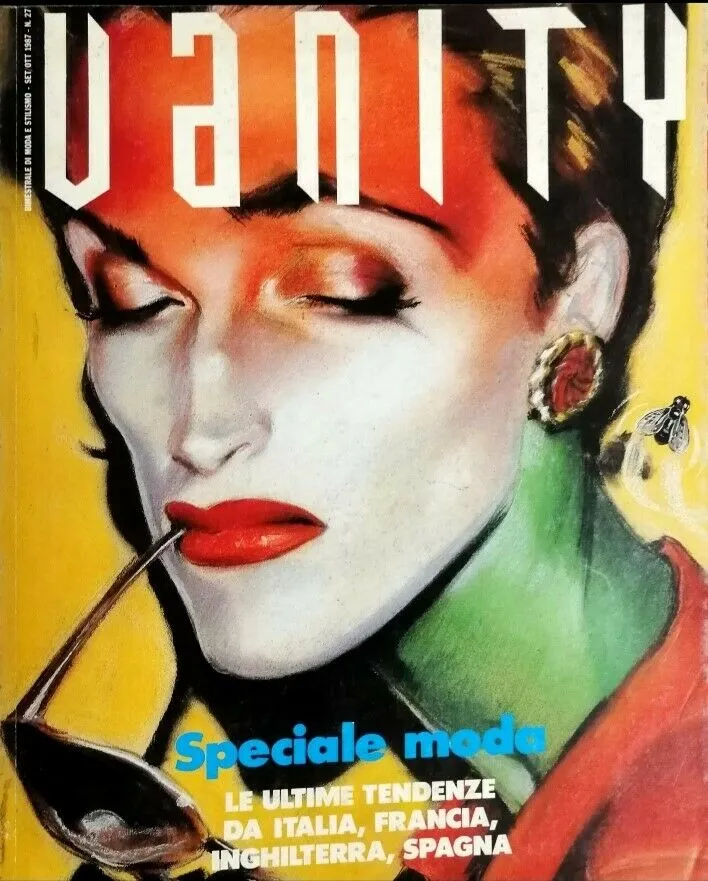 VANITY Magazine September 1987 STEFANO CANULLI Costus MARILENA SASSI Pauline