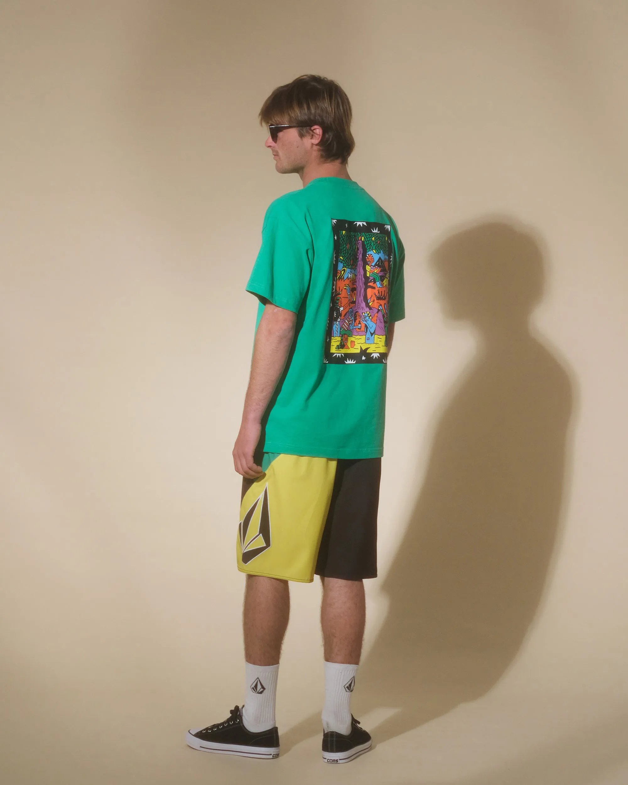 Vee Bee Mod 20" Boardshort - BLACK