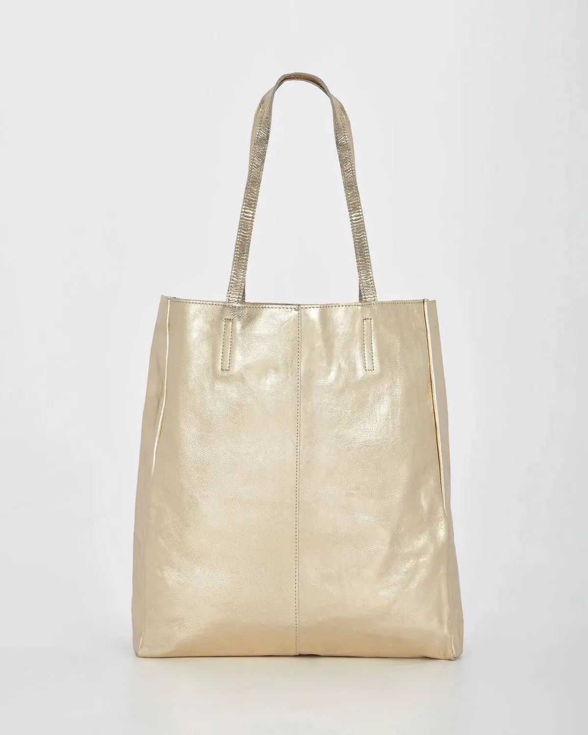 Venus Metallic Leather Hobo