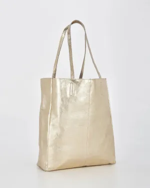 Venus Metallic Leather Hobo