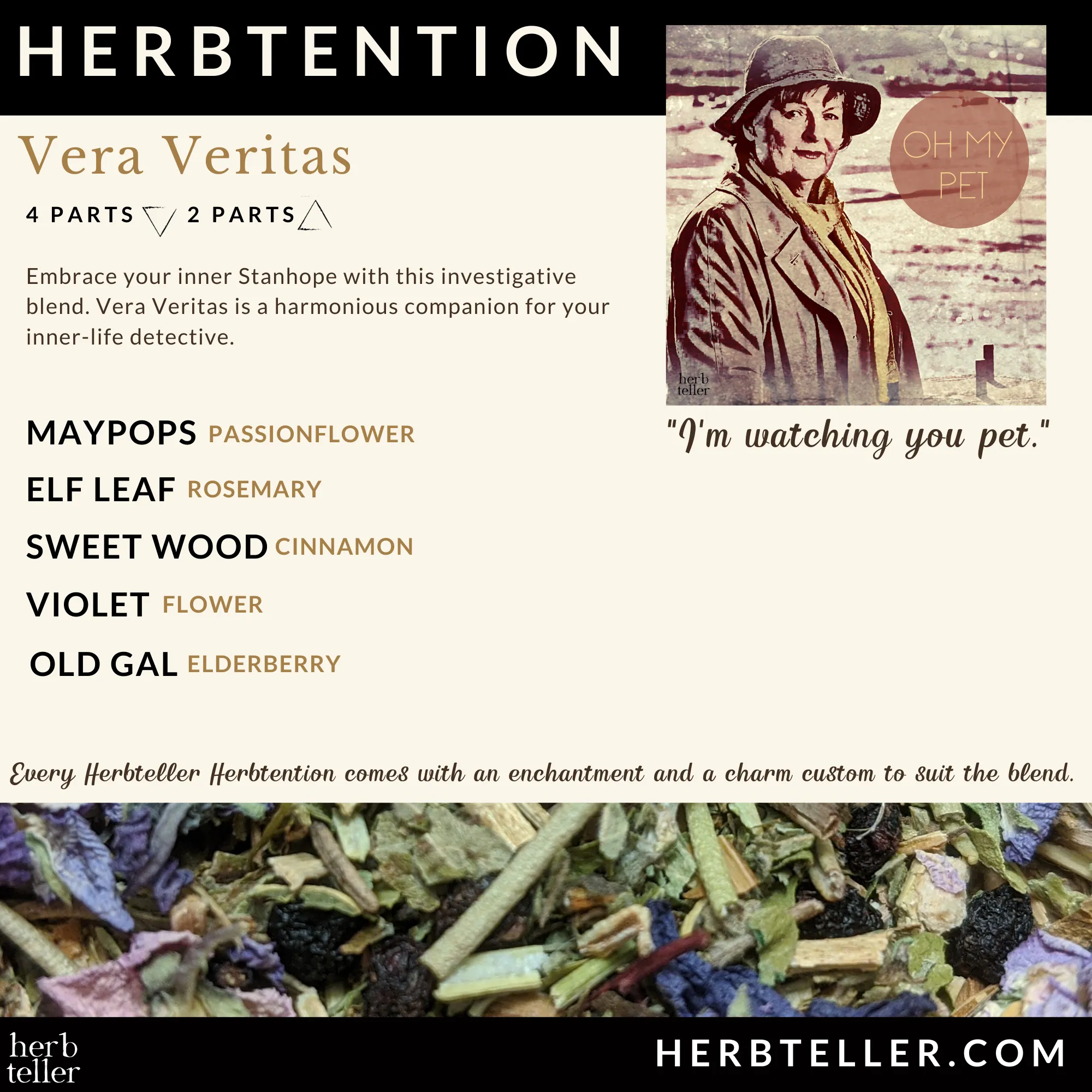 Vera Veritas (DCI Vera Stanhope Herbal Tea)