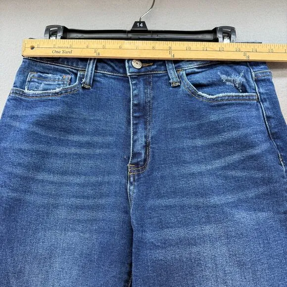 Vervet Jeans Women's 28 (6) Dark Blue Modern Love High Rise Mom Jeans Normcore