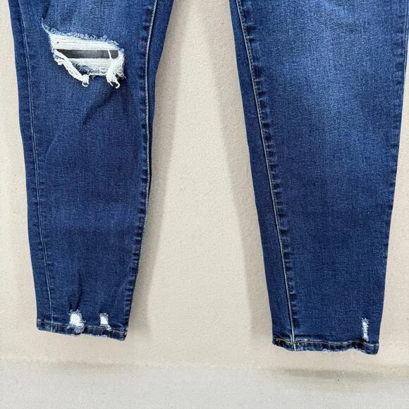 Vervet Jeans Women's 28 (6) Dark Blue Modern Love High Rise Mom Jeans Normcore