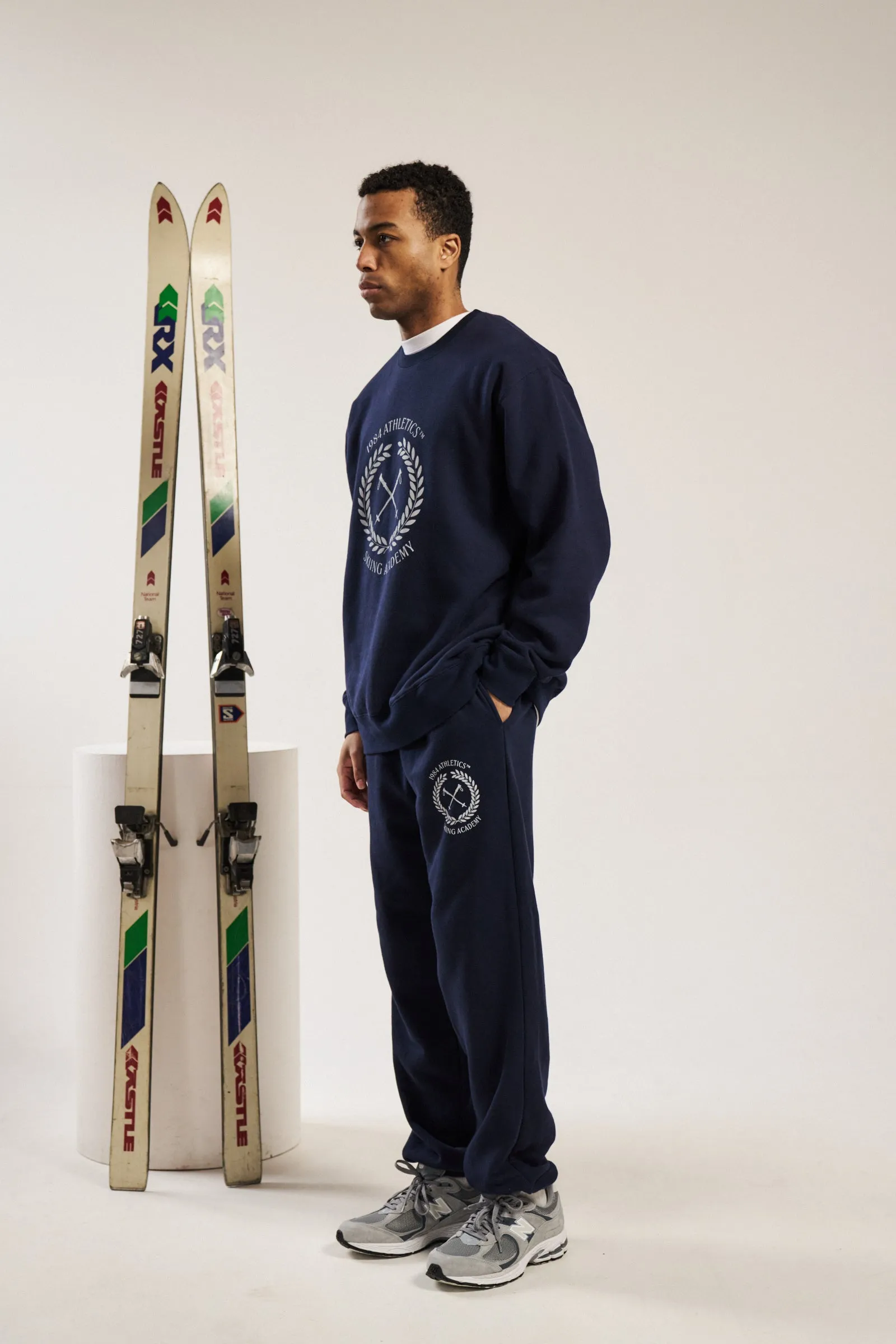 Vice 84 'Ski Academy' Joggers - Navy