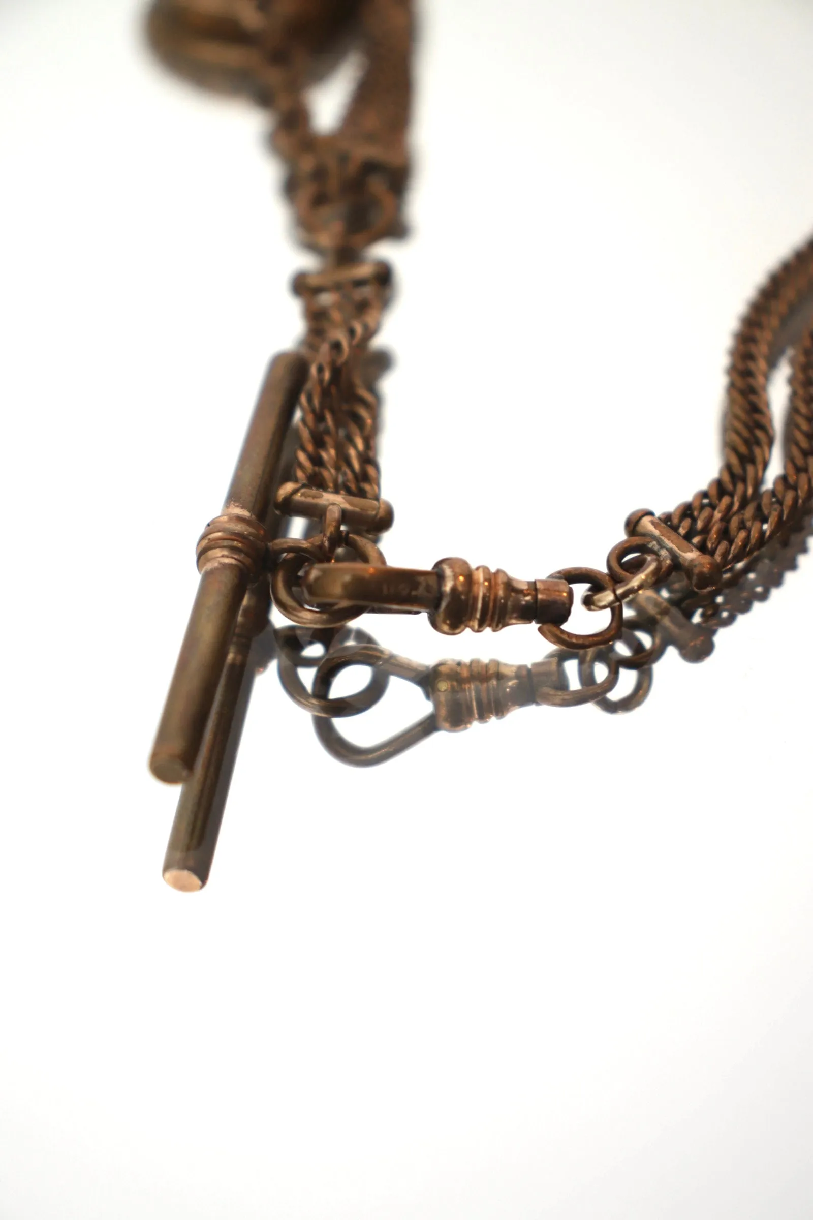 Victorian Pocket Watch Compass Chain