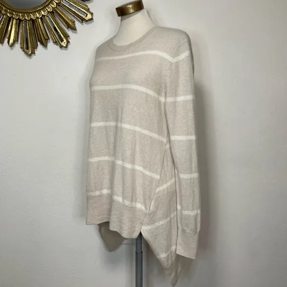 Vineyard Vines Flowy Cashmere Stripe Crew Sweater