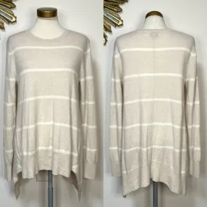 Vineyard Vines Flowy Cashmere Stripe Crew Sweater