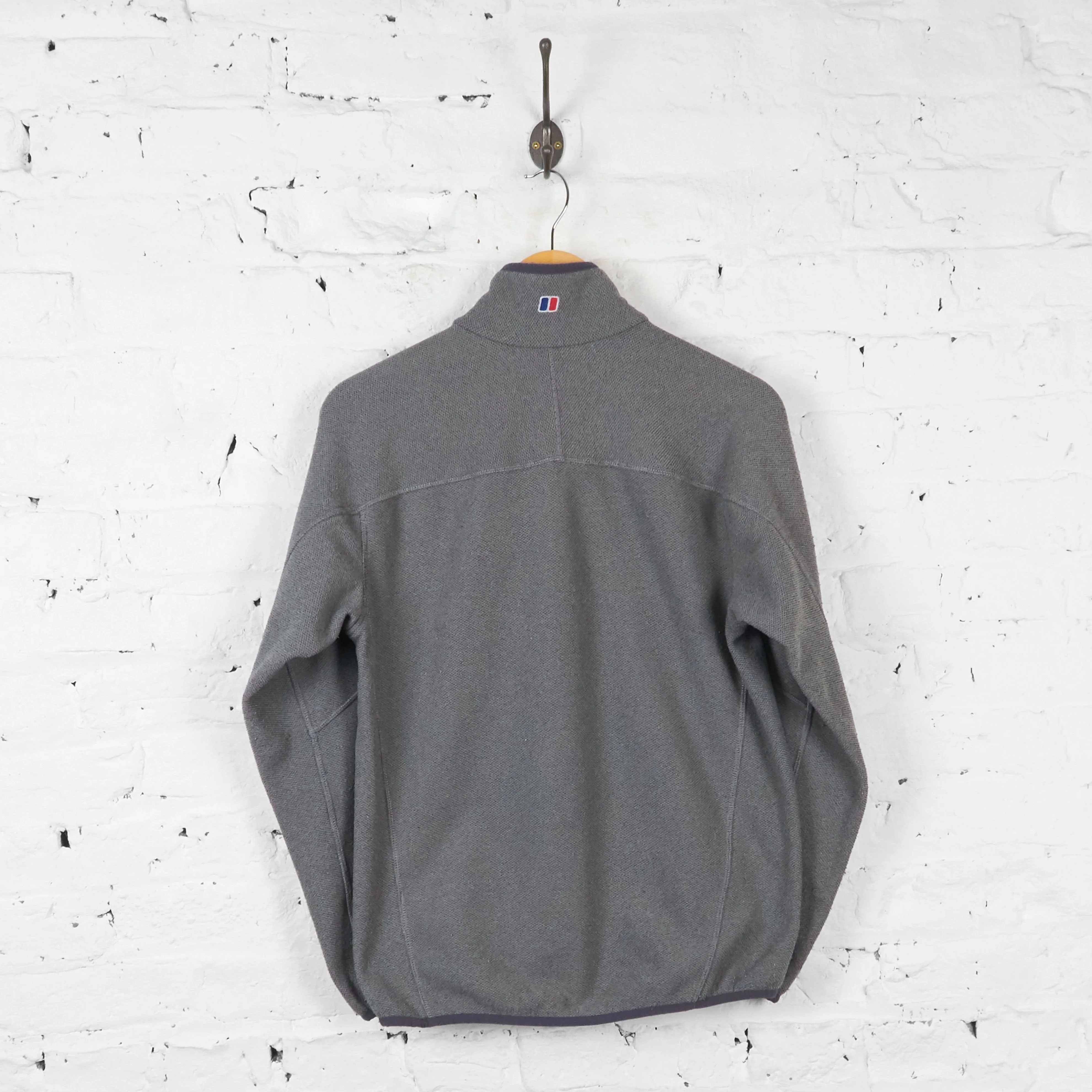 Vintage 1/4 Zip Up Berghaus Fleece - Grey - S