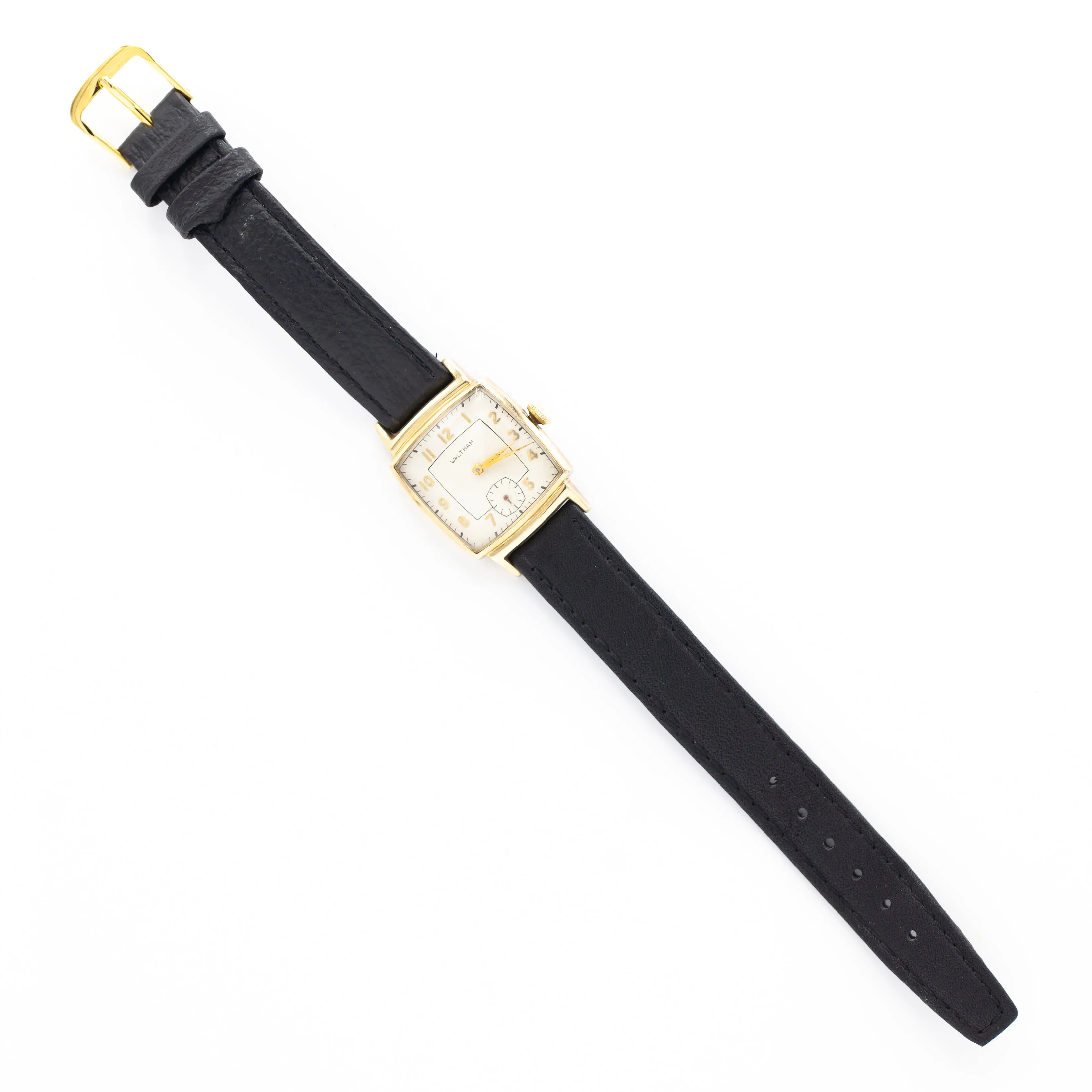 Vintage 1952 Waltham 24mm Cushion Watch