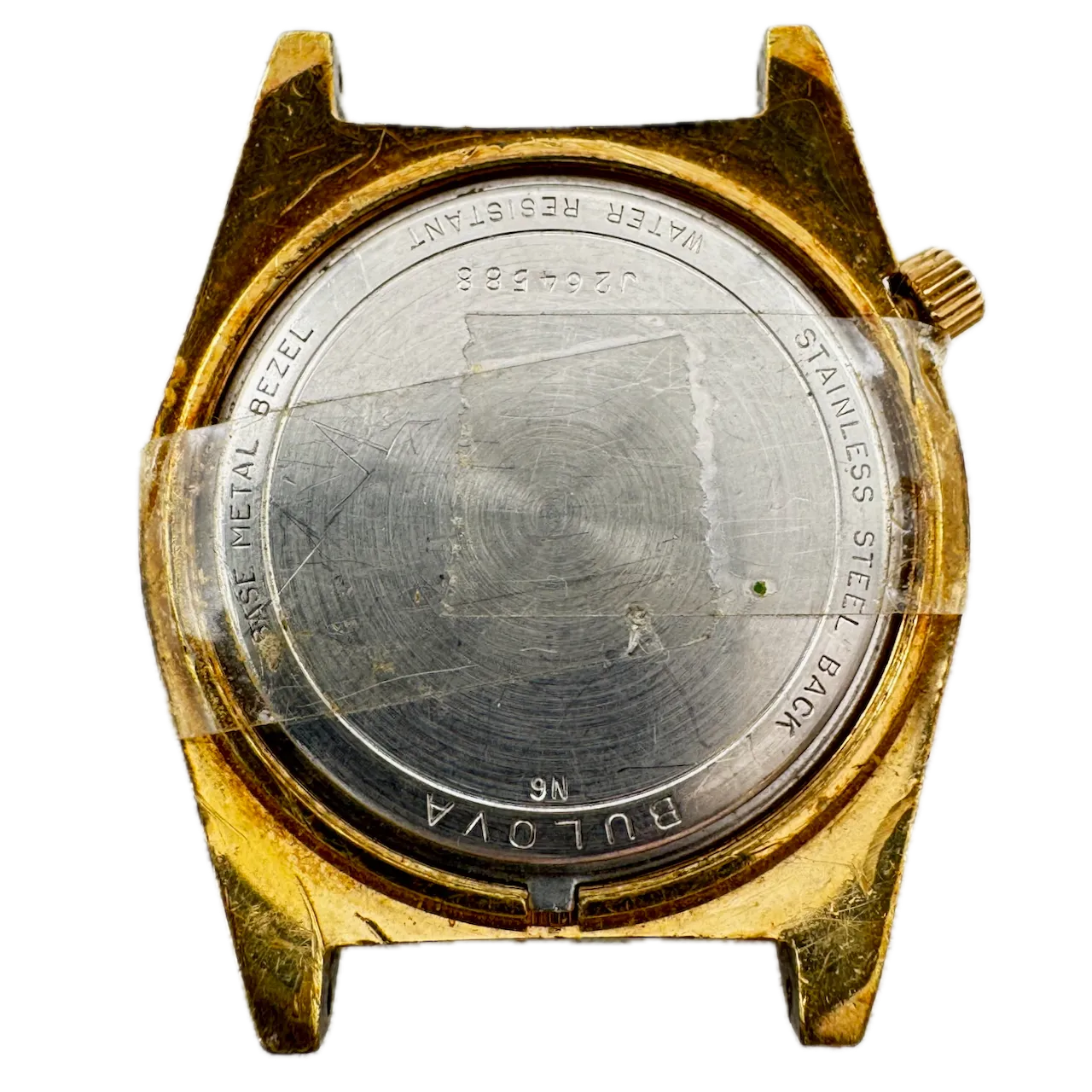 Vintage 1976 Accutron Day Date Men's Tuning Fork Wristwatch 218 2 USA Gold Tone