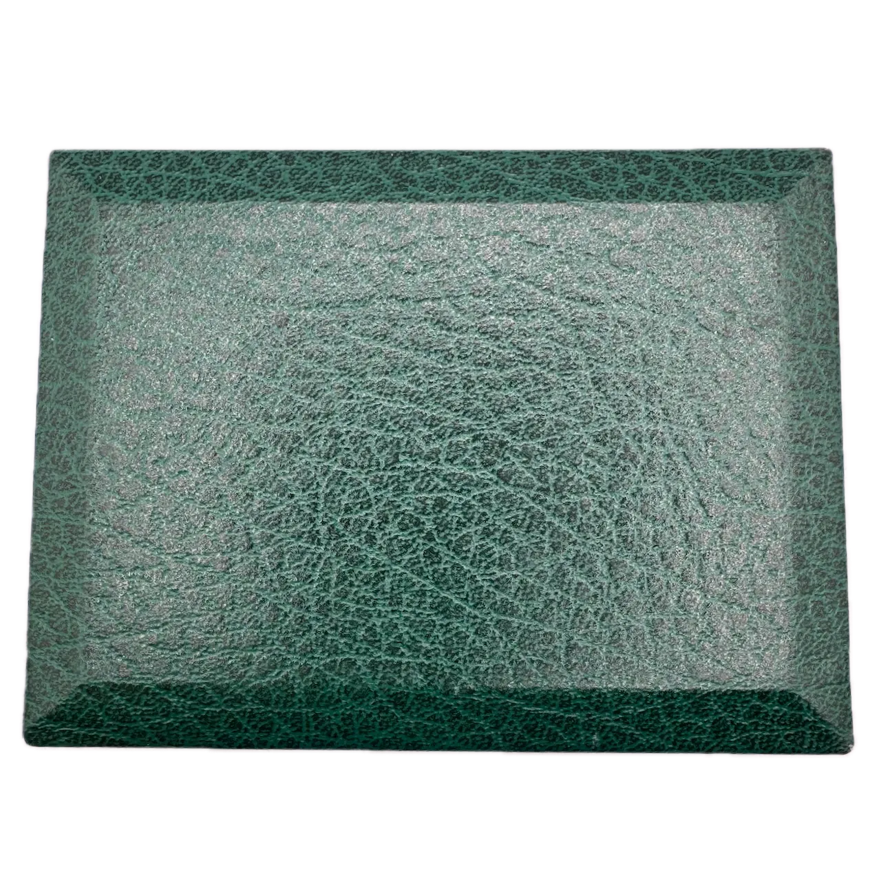Vintage 4x5x2in Rolex Men's Wristwatch Box Swiss Made Green Leather & Felt Lined