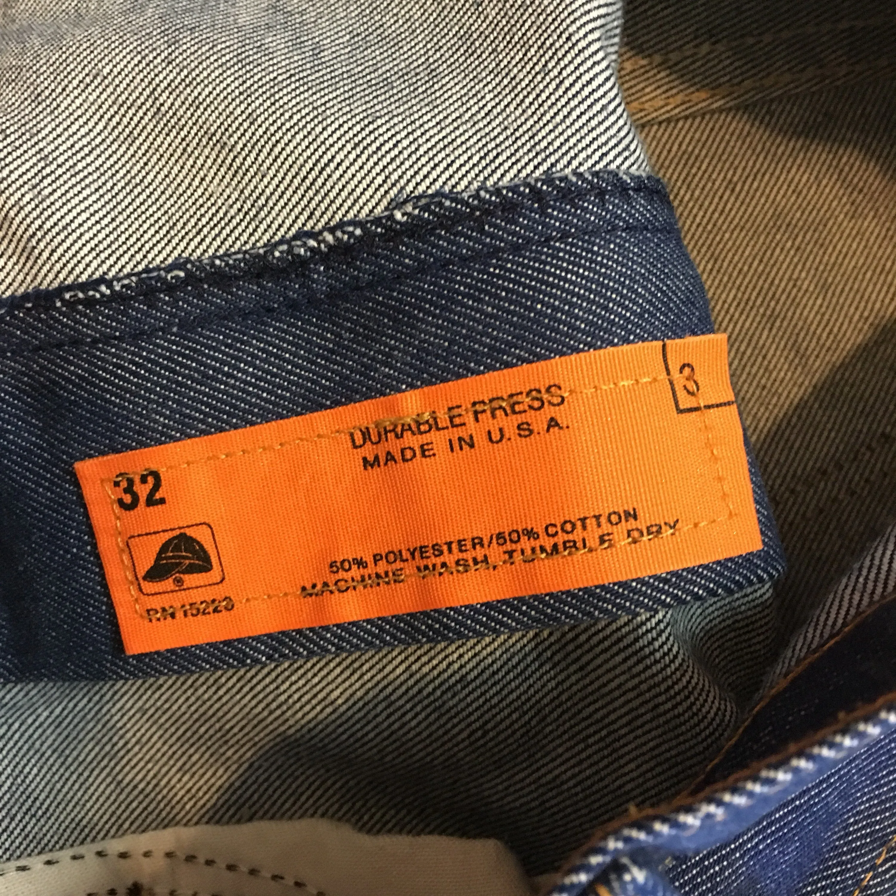 Vintage 70s Red Kap denim trousers // 32 x 32