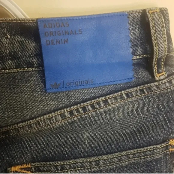 Vintage Adidas 5 pocket button fly Jean'sSZ 29(no give in fabric)