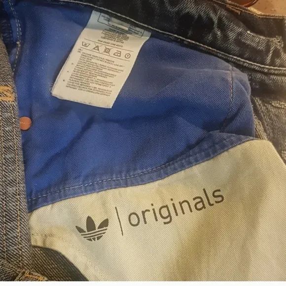 Vintage Adidas 5 pocket button fly Jean'sSZ 29(no give in fabric)