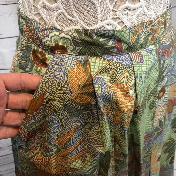 Vintage AGILE tropical Blouse &amp; skirt set both size 12