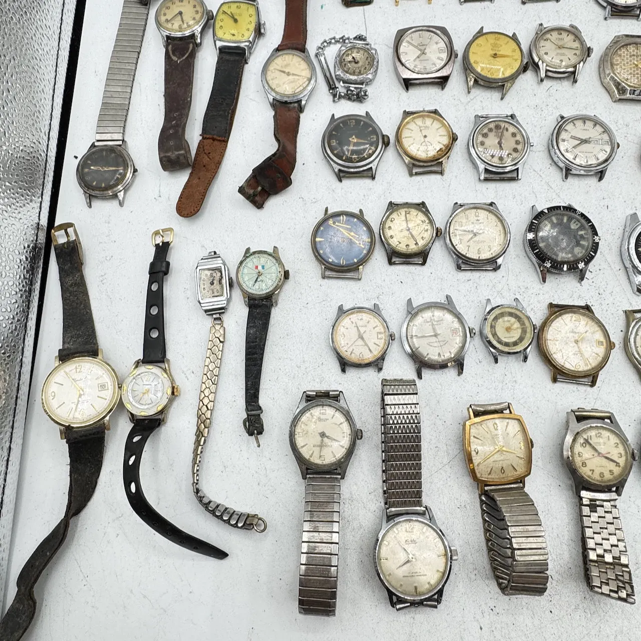 Vintage Belforte, Timex, Hilton, etc. Lot of 50 Mechanical Wristwatch 8