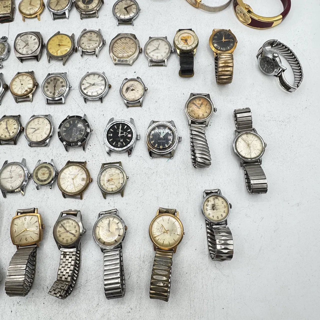 Vintage Belforte, Timex, Hilton, etc. Lot of 50 Mechanical Wristwatch 8